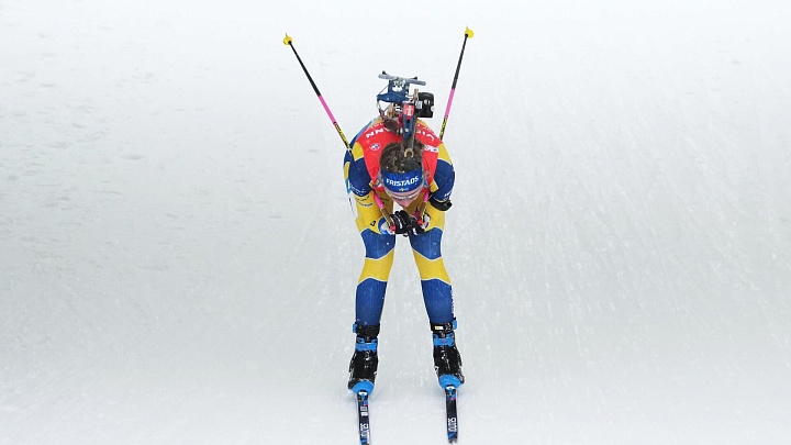 Эберг выиграла женскую гонку преследования на этапе КМ в Оберхофе